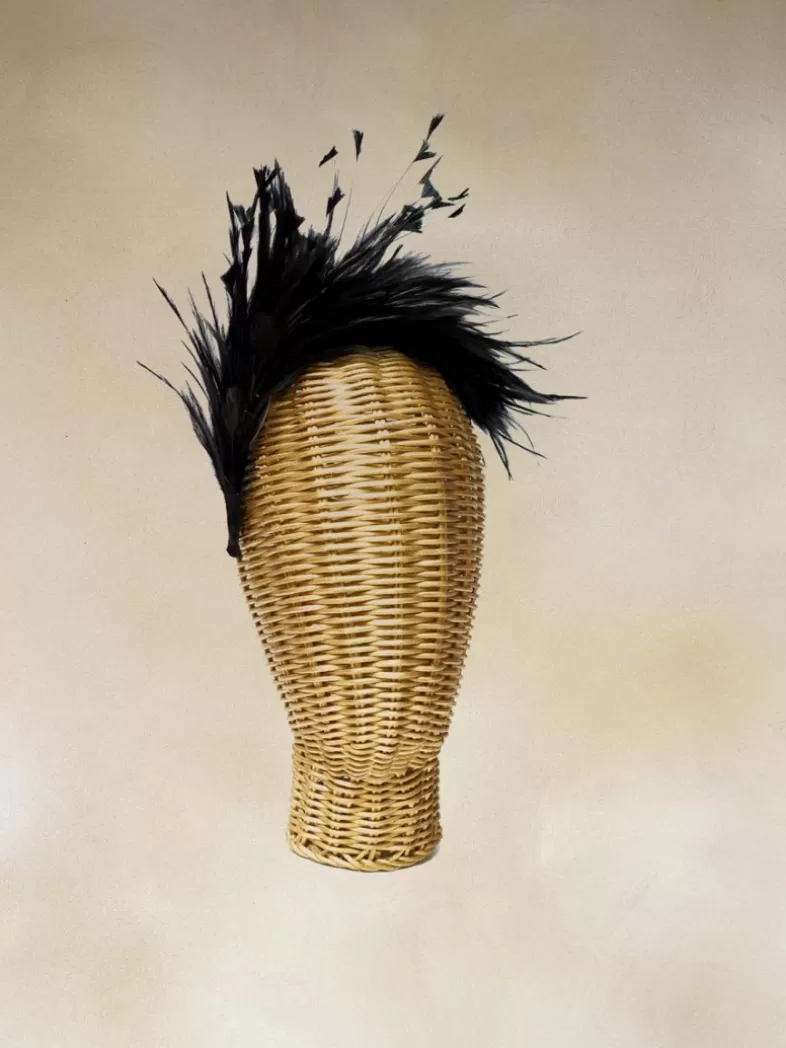 Mariquita Trasquilá Bandeaux | Coiffes^BANDEAU DE PLUMES COIFFURE Noir