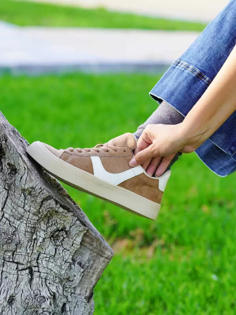 Mariquita Trasquilá Street Style^BASKETS BASIC BICOLOR BeigeTostado