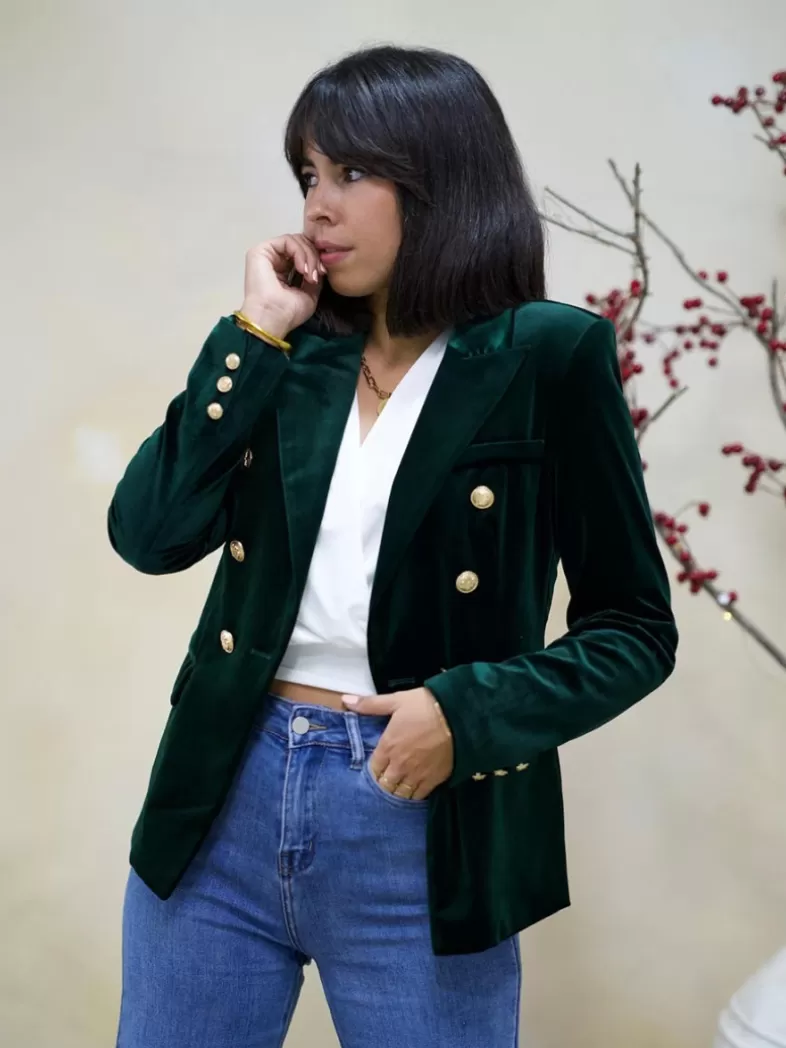 Mariquita Trasquilá Style De Rue | Manteaux Et Vestes^BLAZER TERCIOPELO AzulMarino