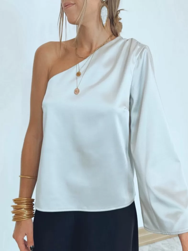 Mariquita Trasquilá Style De Rue | Chemisiers Et Chemises^BLOUSE ASIMETRICA GLAM GrisPerla