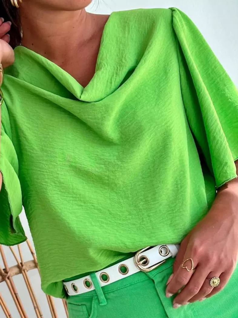 Mariquita Trasquilá Style De Rue | Chemisiers Et Chemises^BLOUSE FLUIDE KITY Azulpato