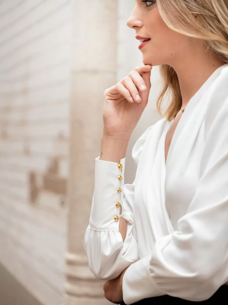 Mariquita Trasquilá Style De Rue | Chemisiers Et Chemises^BLOUSE LINA Blanc