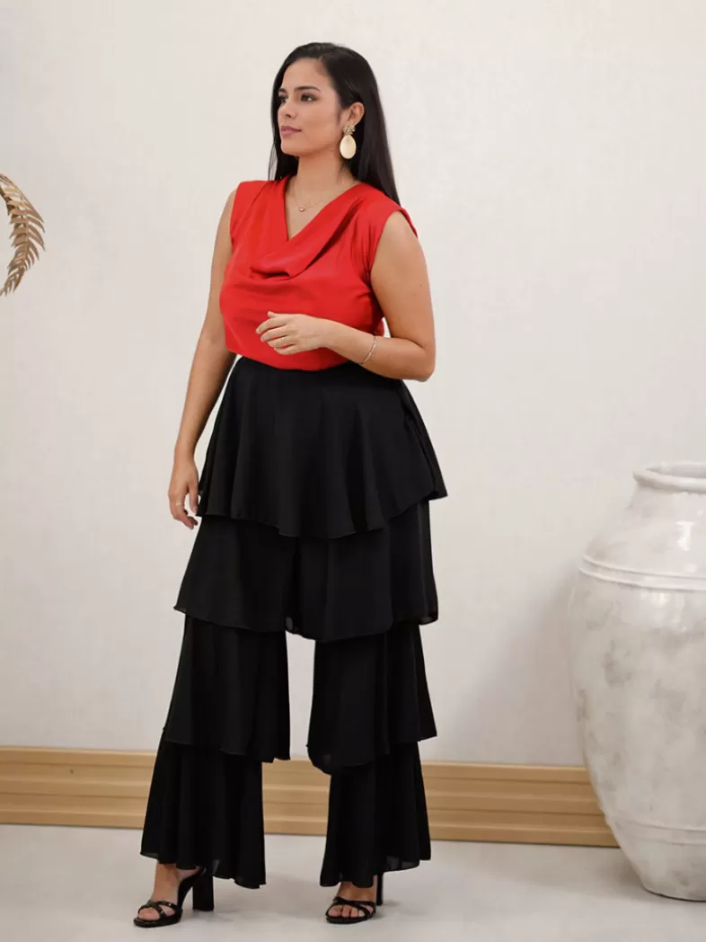 Mariquita Trasquilá Style De Rue | Chemisiers Et Chemises^BLOUSE SATINADA CASCADA Bronce