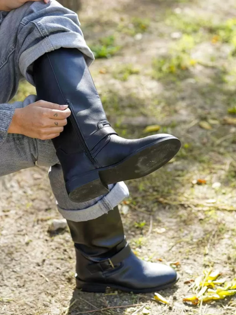 Mariquita Trasquilá Street Style^BOTTES BIKER HEBILLA Noir