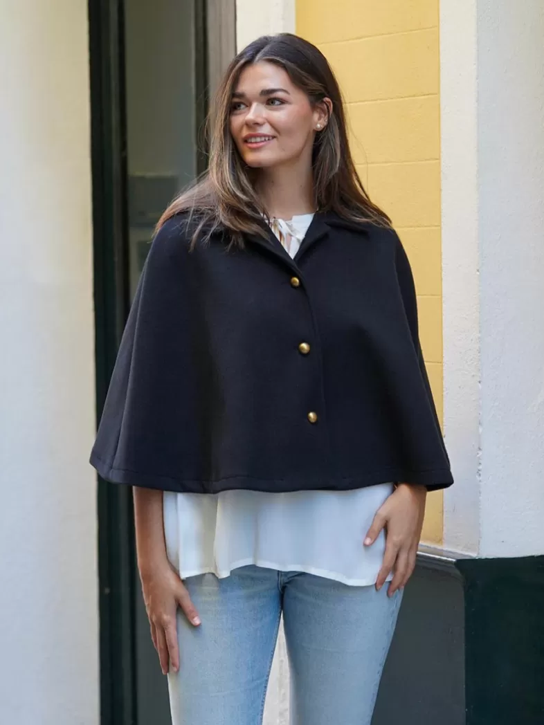 Mariquita Trasquilá Style De Rue | Manteaux Et Vestes^CAPE CLOE AzulMarino