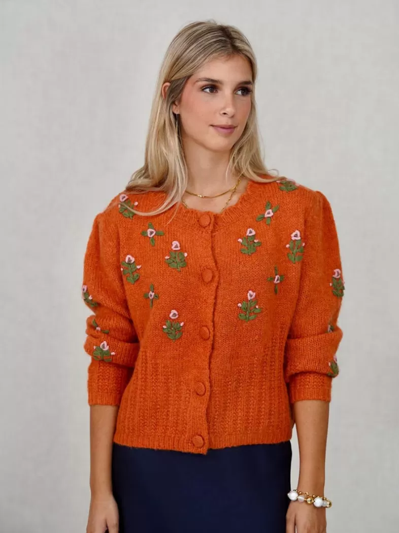 Mariquita Trasquilá Style De Rue | Pulls Et Sweat-shirts^CARDIGAN FLORECILLAS Beige