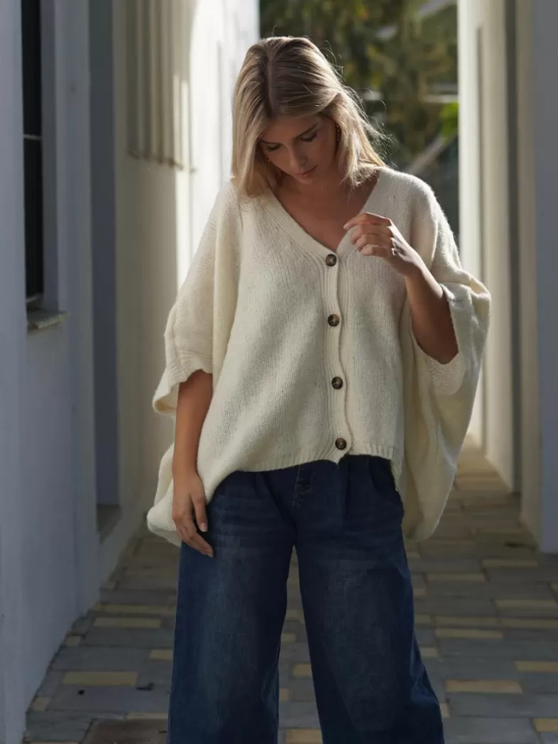 Mariquita Trasquilá Style De Rue | Pulls Et Sweat-shirts^CARDIGAN PUNTO OVERSIZE Azulacero