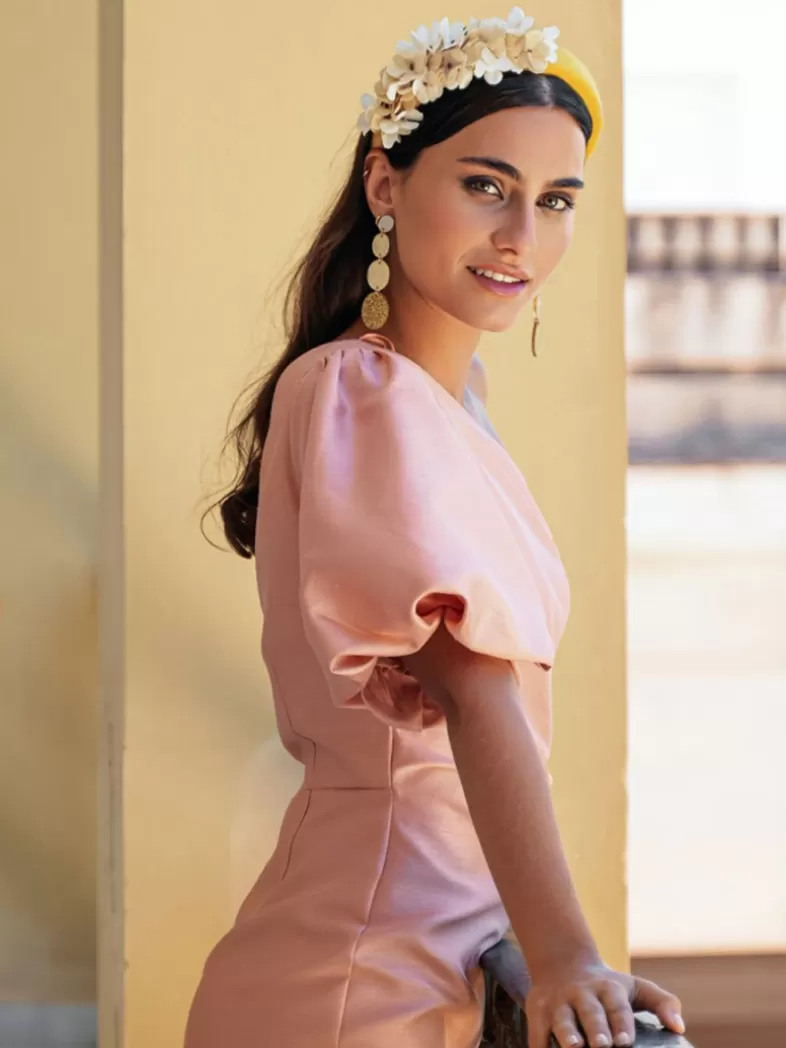 Mariquita Trasquilá Bandeaux^DIADEME PETRA AmarilloMostaza