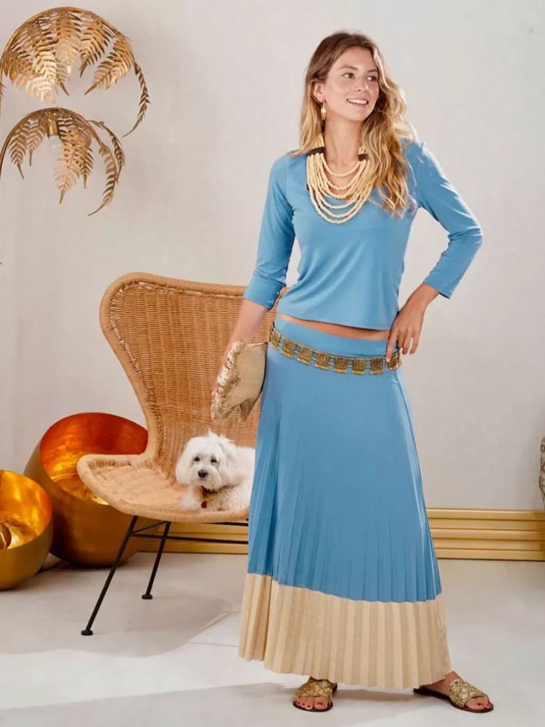 Mariquita Trasquilá Style De Rue | Jupes^ENSEMBLE COLECCION RIO Azulcielo