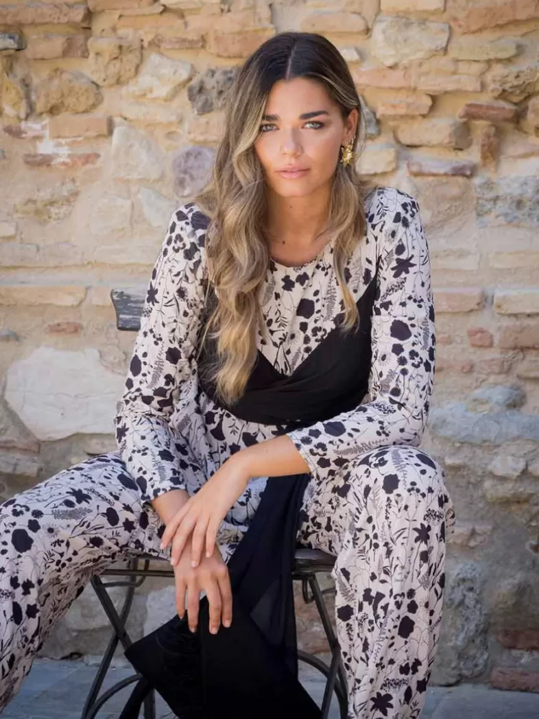 Mariquita Trasquilá Pantalon | Robes De Baptême Pour Invités^ENSEMBLE LIRIO Negroybeige