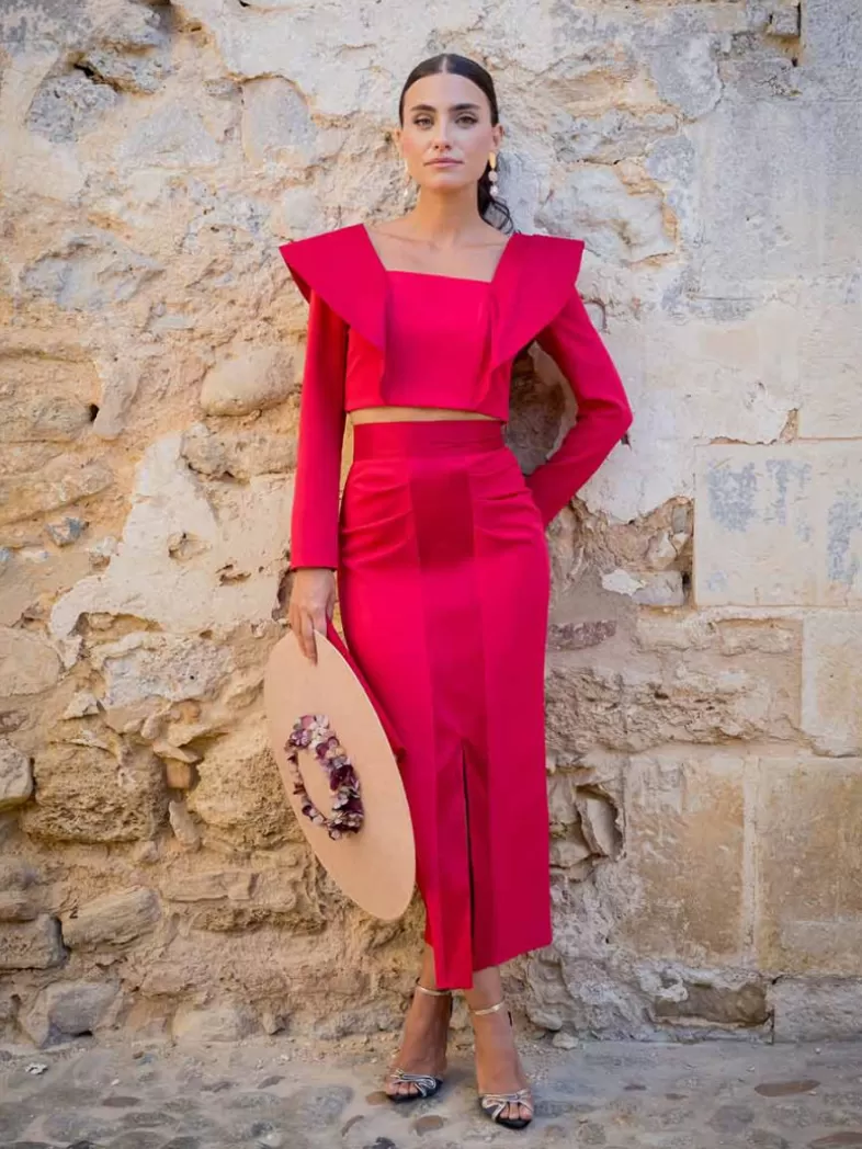 Mariquita Trasquilá Jupes | Robes D`invités À La Communion^ENSEMBLE SOLERA Rouge