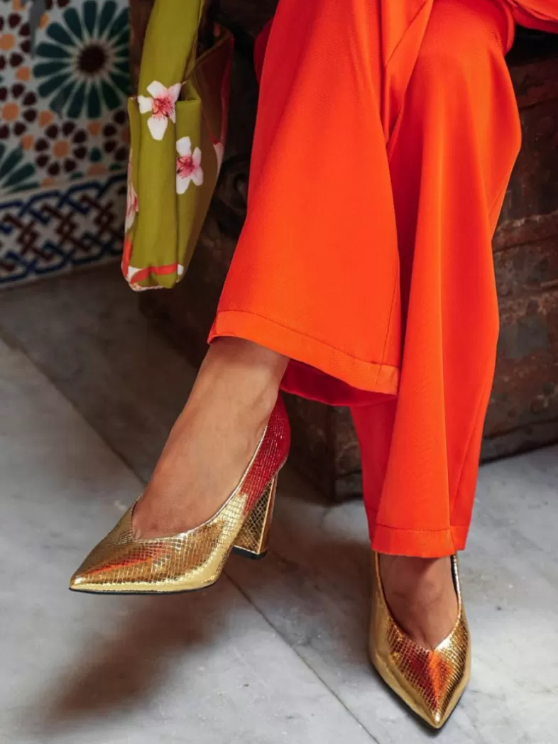 Mariquita Trasquilá Chaussures De Fête^ESCARPINS SALON Dorado