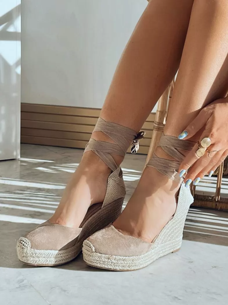 Mariquita Trasquilá Chaussures | Street Style^ESPADRILLES EFECTO NOBUK BeigeTostado