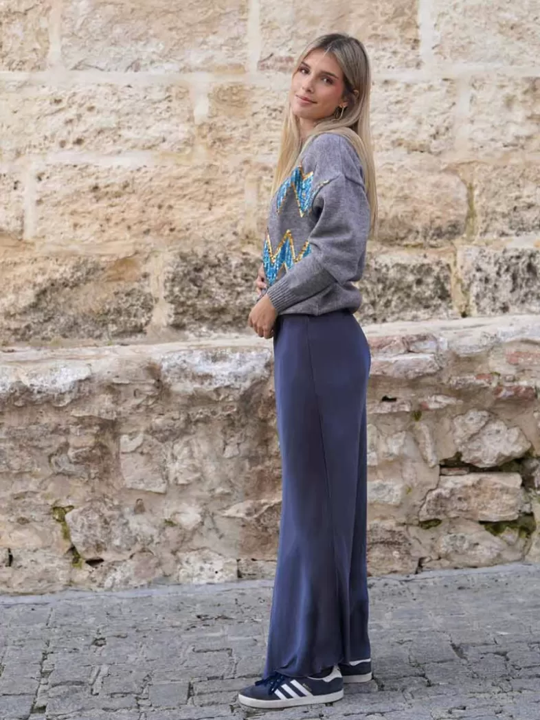 Mariquita Trasquilá Style De Rue^JUPE LENCERA WICO AzulMarino