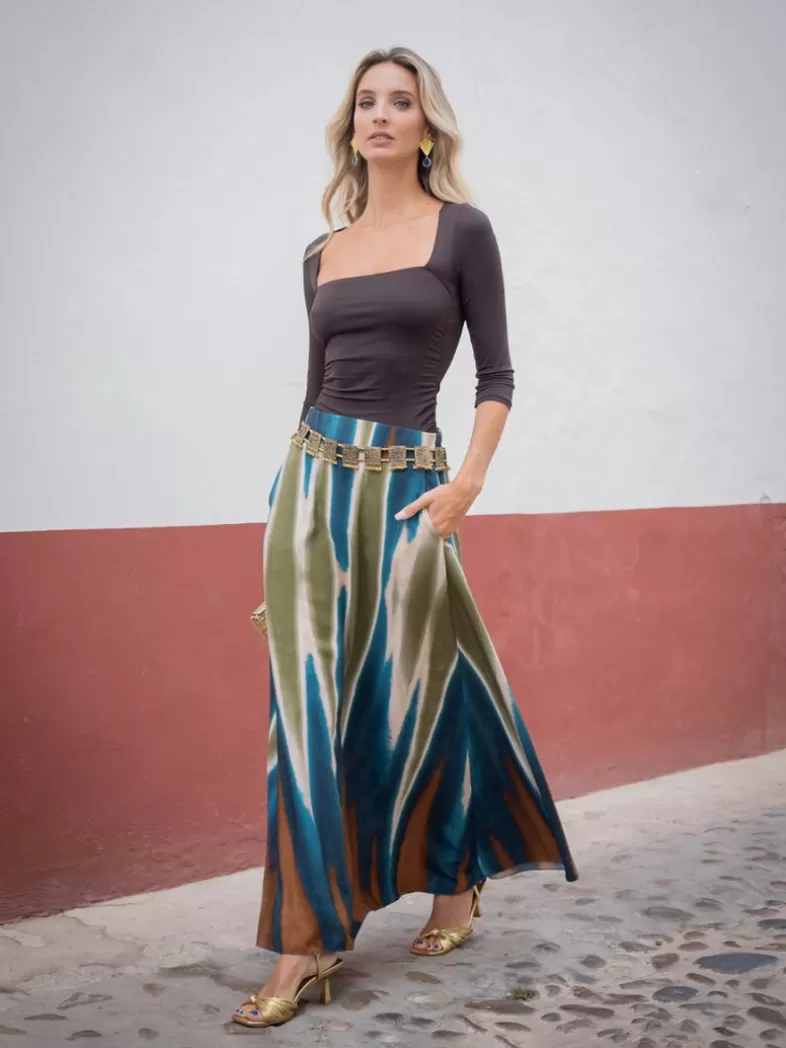 Mariquita Trasquilá Style De Rue | Jupes^JUPE SENDA Azulpavo