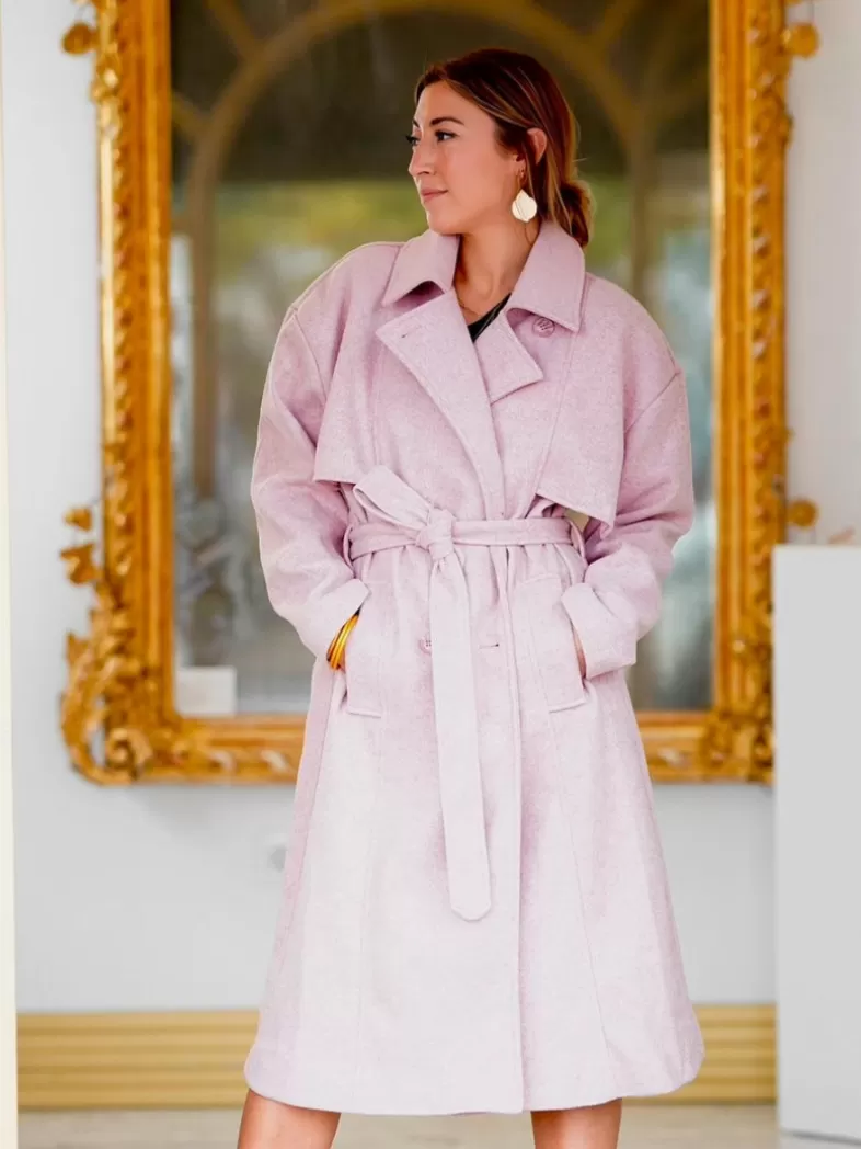 Mariquita Trasquilá Style De Rue | Manteaux Et Vestes^MANTEAU MIDI ROSA C.F. Rosabebe