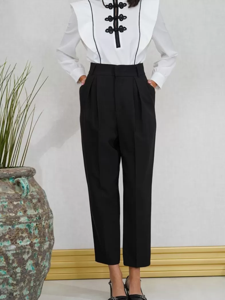 Mariquita Trasquilá Style De Rue | Pantalon^PANTALON BAGGY PINZAS Noir
