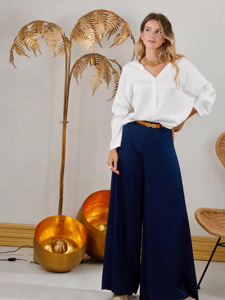 Mariquita Trasquilá Style De Rue | Pantalon^PANTALON FLUIDO AzulMarino