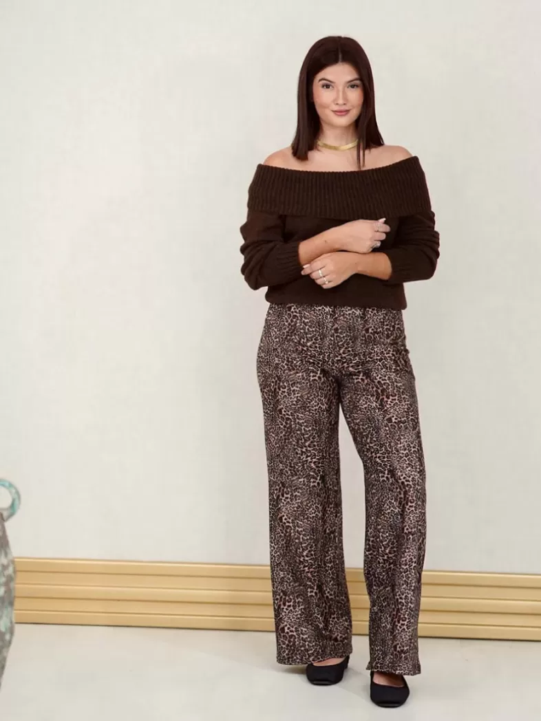Mariquita Trasquilá Style De Rue^PANTALON LEOPARD Leopardo