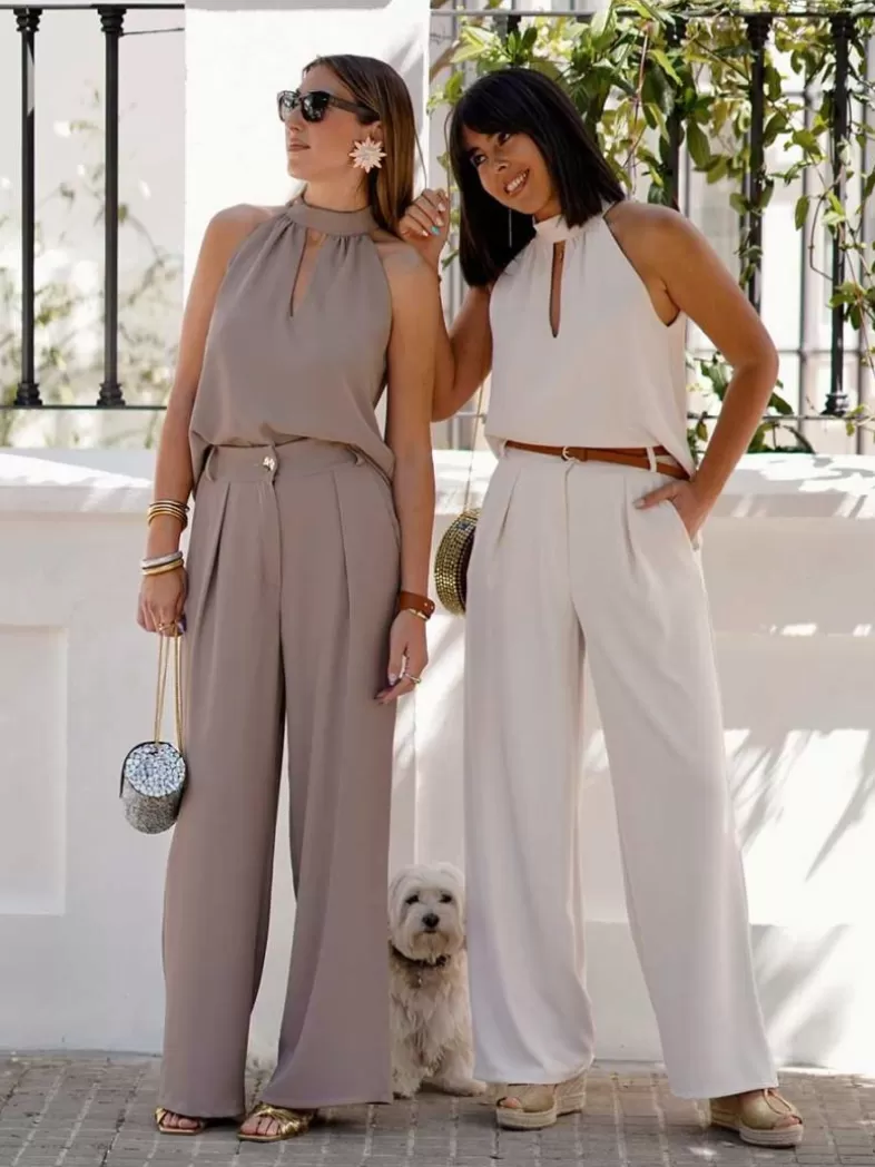 Mariquita Trasquilá Style De Rue | Pantalon^PANTALON MAXIMA Beige