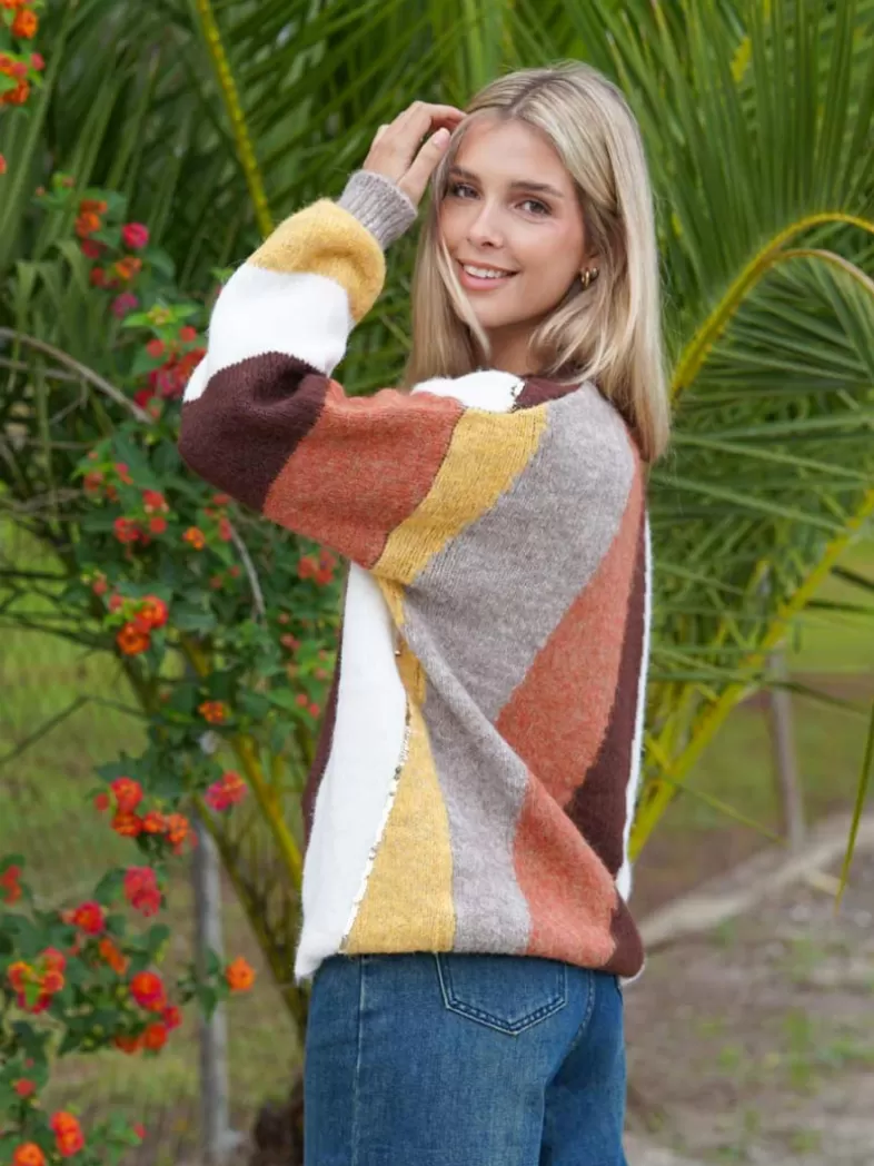 Mariquita Trasquilá Style De Rue | Pulls Et Sweat-shirts^PULL ARCOIRIS WINTER Teja