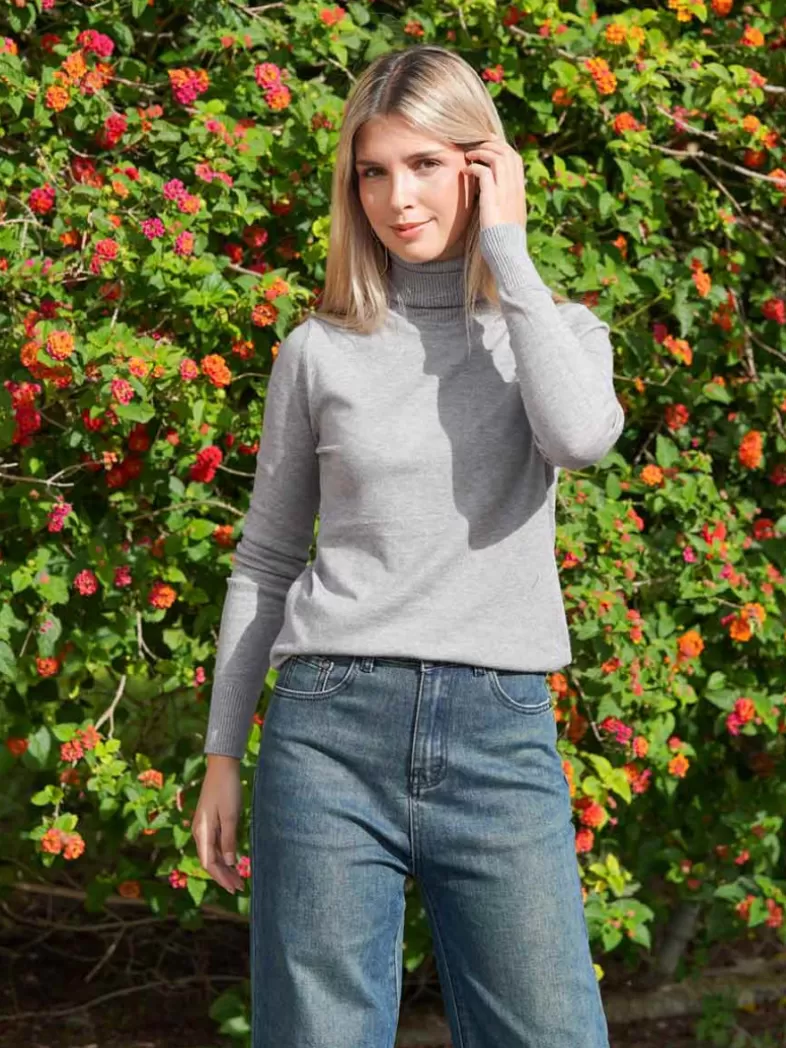 Mariquita Trasquilá Style De Rue | T-shirts^PULL BASIC CUELLO ALTO Beige