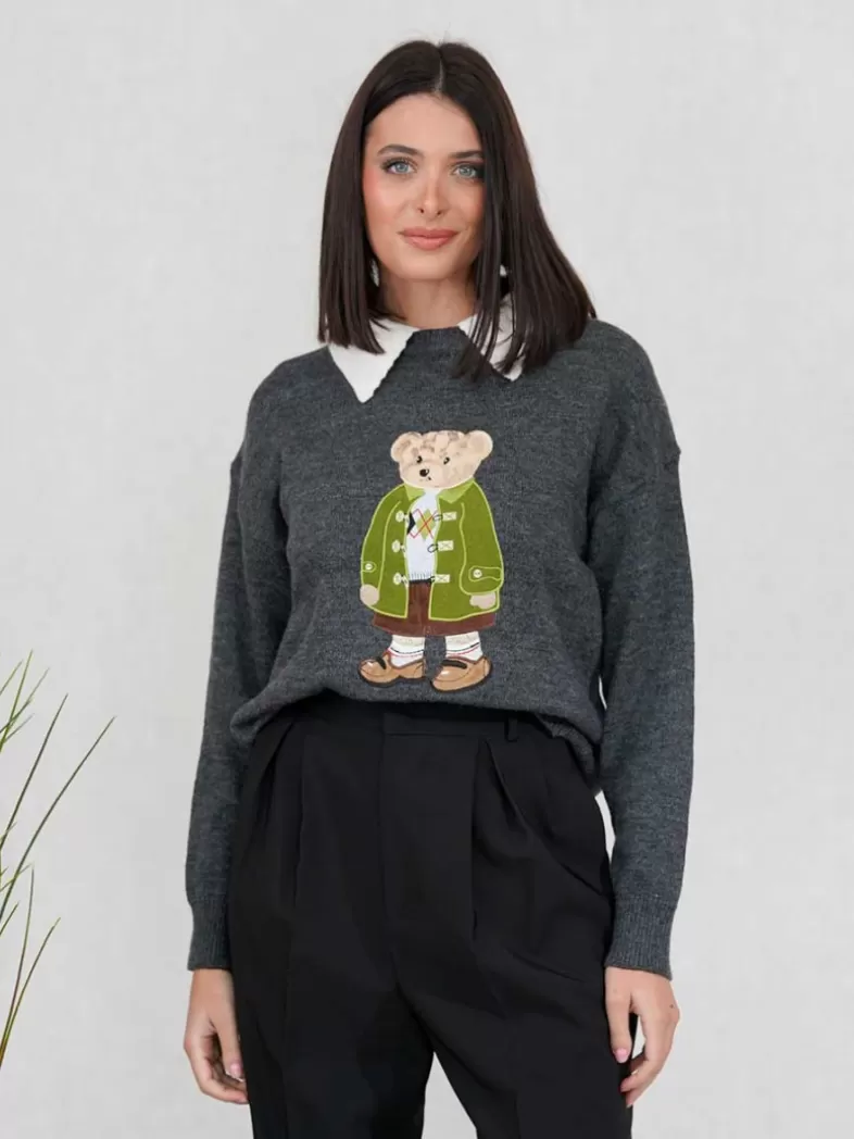 Mariquita Trasquilá Style De Rue | Pulls Et Sweat-shirts^PULL BEAR GrisAntracita