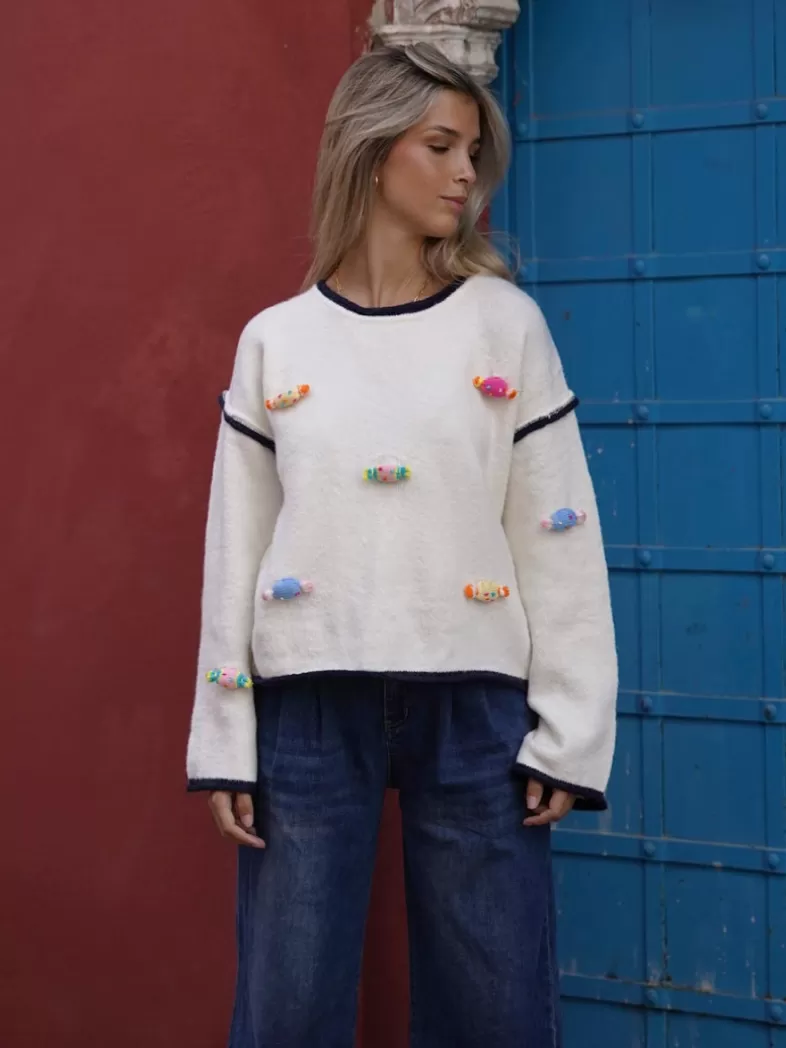 Mariquita Trasquilá Style De Rue | Pulls Et Sweat-shirts^PULL CARAMELOS Beige