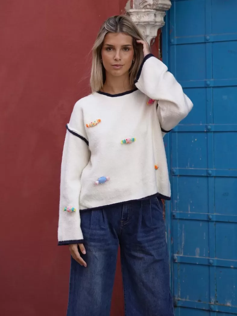 Mariquita Trasquilá Style De Rue | Pulls Et Sweat-shirts^PULL CARAMELOS Beige