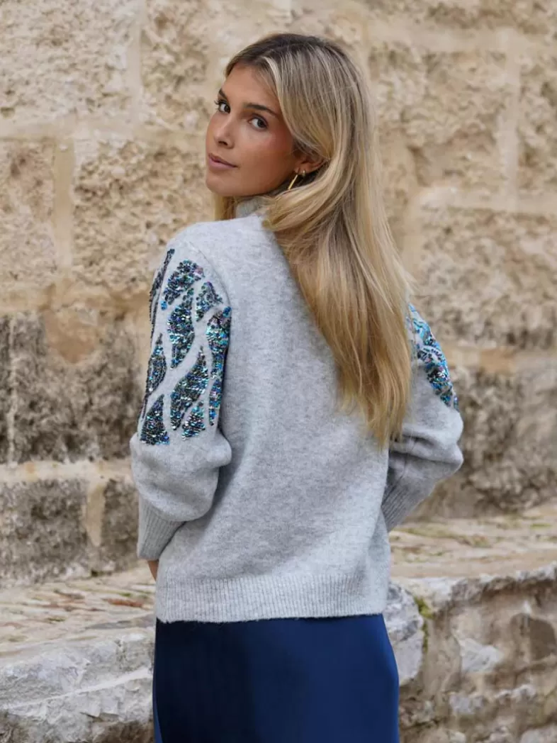 Mariquita Trasquilá Style De Rue | Pulls Et Sweat-shirts^PULL CISNE PAILLETES Beige