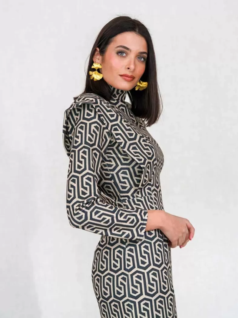 Mariquita Trasquilá Robes D`invités À La Communion | Robes De Baptême Pour Invités^ROBE ALBOR VerdeyBeige
