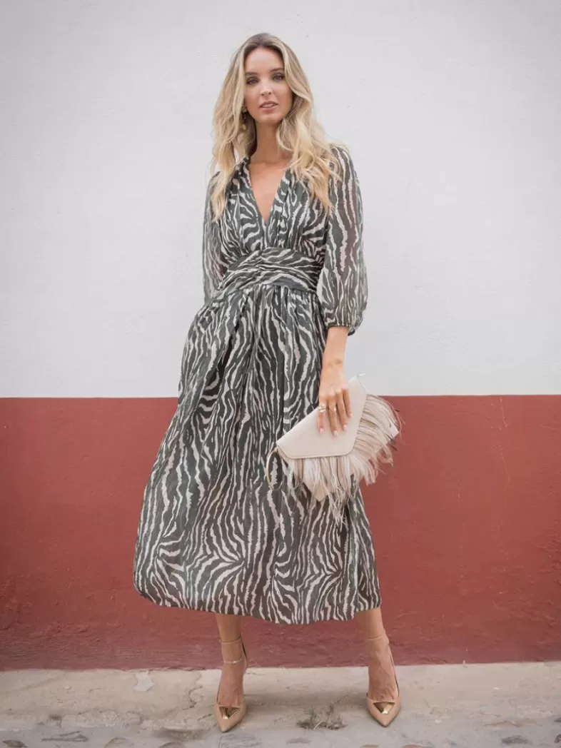 Mariquita Trasquilá Invités - 50 €. | Robes Courtes^ROBE ARENISCA VerdeCaqui