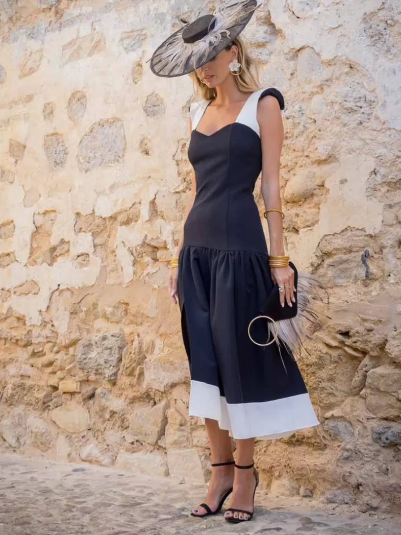 Mariquita Trasquilá Invités D`un Mariage En Soirée | Robes Courtes^ROBE AUREA Negroyblanco