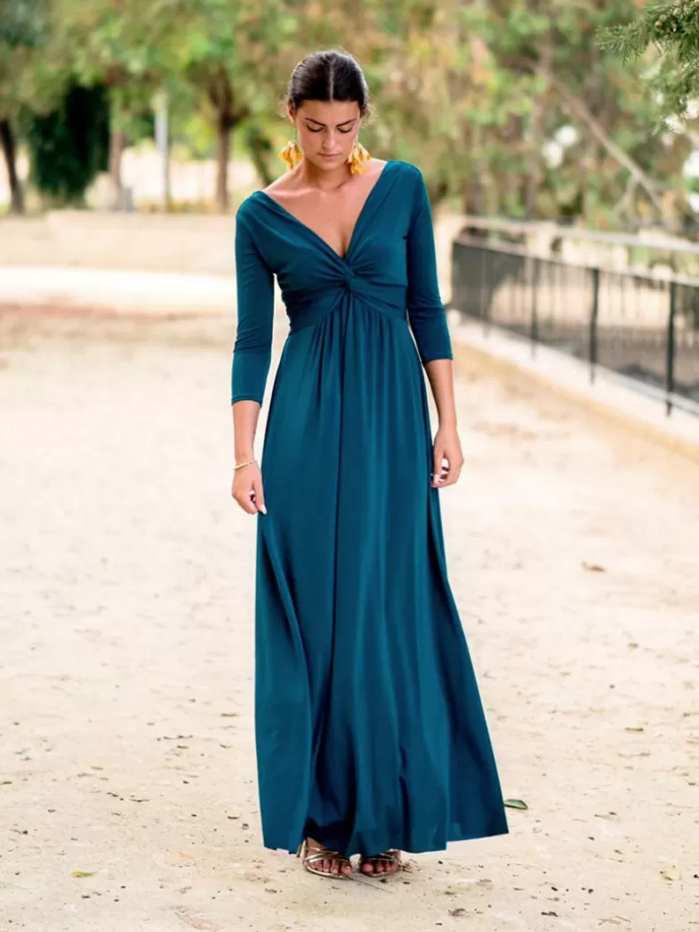 Mariquita Trasquilá Robes De Fin D`études | Robes De Demoiselle D`honneur^ROBE D`AUTOMNE ADRIANA Bleu