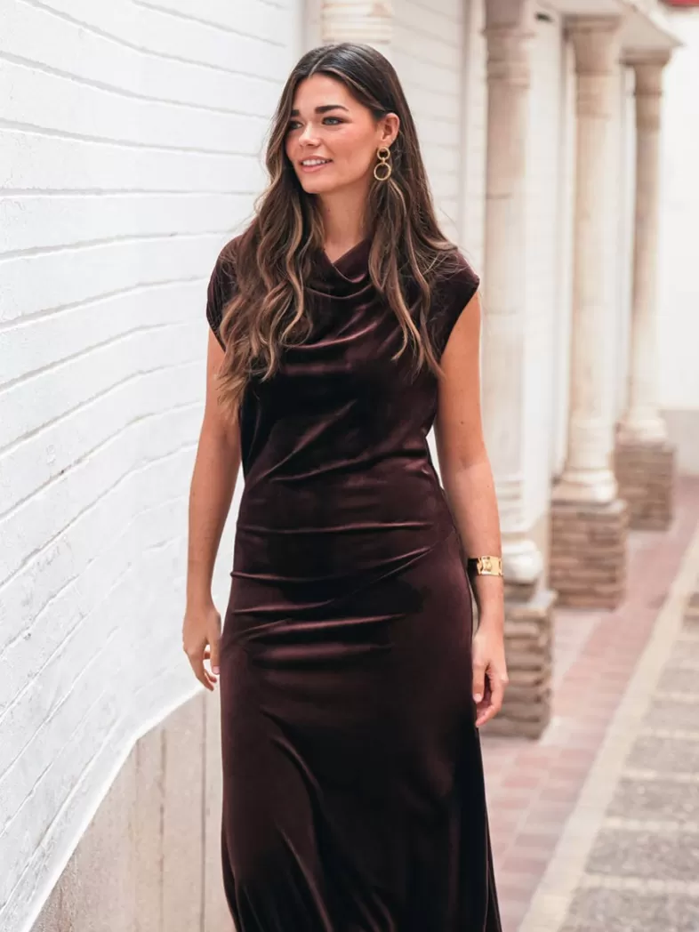 Mariquita Trasquilá Invités - 50 €. | Robes Courtes^ROBE TERCIOPELO GLORIA Burdeos