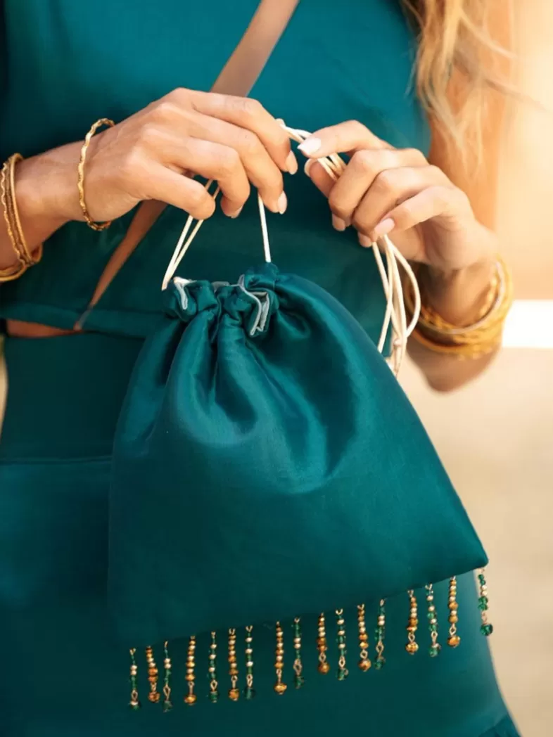 Mariquita Trasquilá Sacs Et Accessoires/sacs De Fête^SAC LIMOSNERA BARI Verdepato