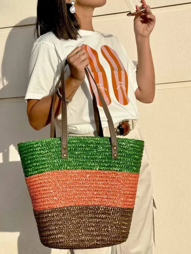 Mariquita Trasquilá Sacs Et Accessoires/sacs À Main Décontractés^SAC VERANO TRICOLOR Chocolate